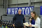 WBBall Final Four tribute  Wheaton College honored the 25th anniversary of the 1994-95 women’s basketball team that went to the NCAA final four during halftime ceremony of Wheaton’s game against Mount Holyoke College Saturday, January 18, 2020. Del Malloy was a true pioneer in Wheaton athletics history, coaching the women’s basketball team to a pair of NCAA Tournament appearances during his career, a Final Four appearance in 1994 and a Sweet Sixteen showing in 1995. - Photo By: KEITH NORDSTROM : Wheaton, basketball, NCAA, Final Four, 25th anniversary